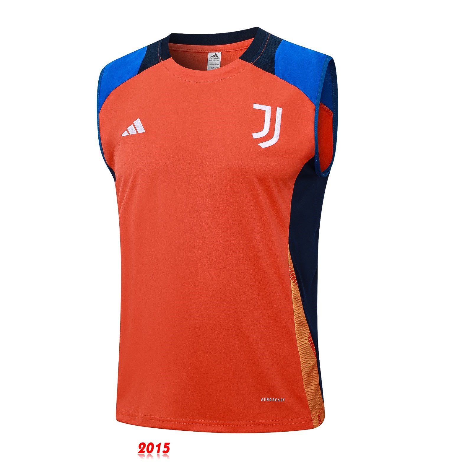 Maillot De Foot Entrainement Sans Manches Juventus 24/25 Orange Bleu