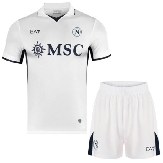 Maillot De Foot Exterieur Conjunto De Enfant Napoli 24/25 Blanc