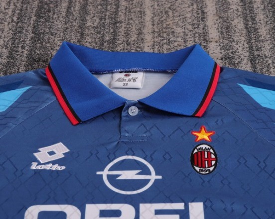 Maillot De Foot Fourth Conjunto De Enfant AC Milan Retro 1995 1996