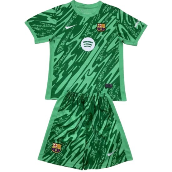 Maillot De Foot Gardien Conjunto De Enfant Barcelona 24/25 Vert