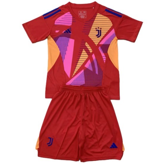 Maillot De Foot Gardien Conjunto De Enfant Juventus 24/25 Rojo