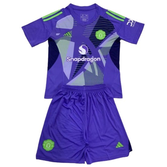 Maillot De Foot Gardien Conjunto De Enfant Manchester United 24/25 Purpura