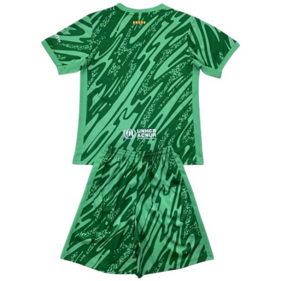 Maillot De Foot Gardien Maillot Ensemble Complet Homme Barcelona 24/25 Vert