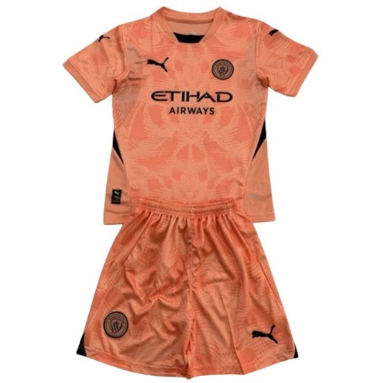 Maillot De Foot Gardien Maillot Ensemble Complet Homme Manchester City 24/25 Orange