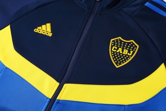 Maillot De Foot Ropa Deportiva Con Cremallera Larga Boca Juniors 24/25 Bleu