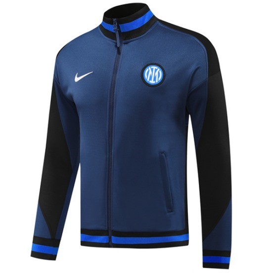 Maillot De Foot Ropa Deportiva Con Cremallera Larga Inter Milan 24/25 Bleu Noir Maillot De Foot Ropa Deportiva Con Cremallera Larga Inter Milan 24/25 Bleu Noir