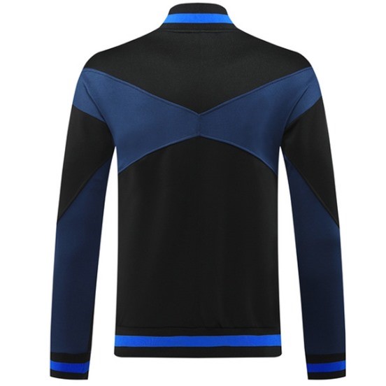 Maillot De Foot Ropa Deportiva Con Cremallera Larga Inter Milan 24/25 Bleu Noir