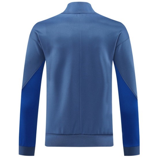 Maillot De Foot Ropa Deportiva Con Cremallera Larga Inter Milan 24/25 Gris Bleu