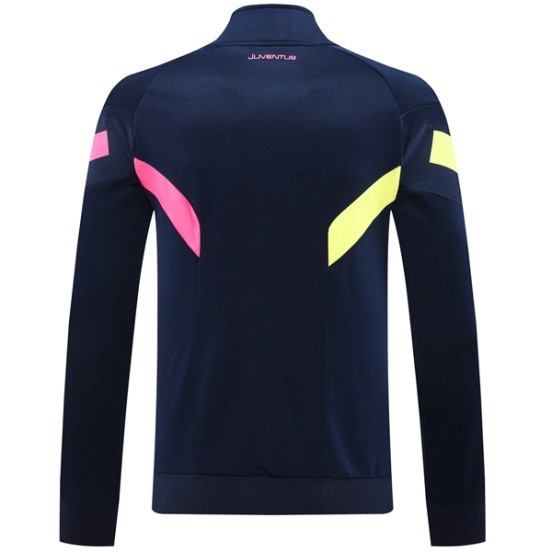 Maillot De Foot Ropa Deportiva Con Cremallera Larga Juventus 24/25 Bleu Marine Rose