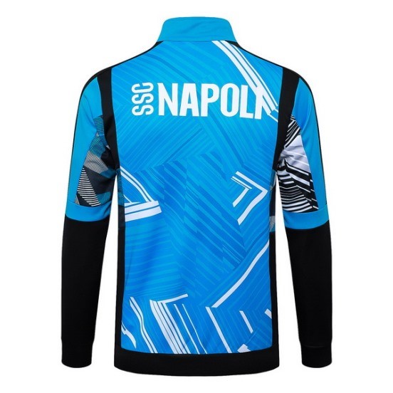 Maillot De Foot Ropa Deportiva Con Cremallera Larga Napoli 24/25 Bleu