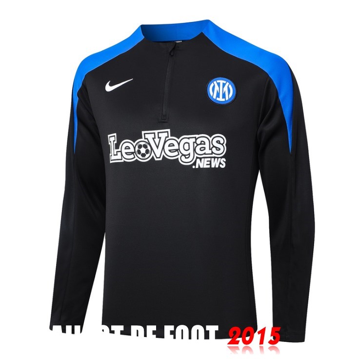 Maillot De Foot Sudadera Entrainement Inter Milan 24/25 Noir Bleu