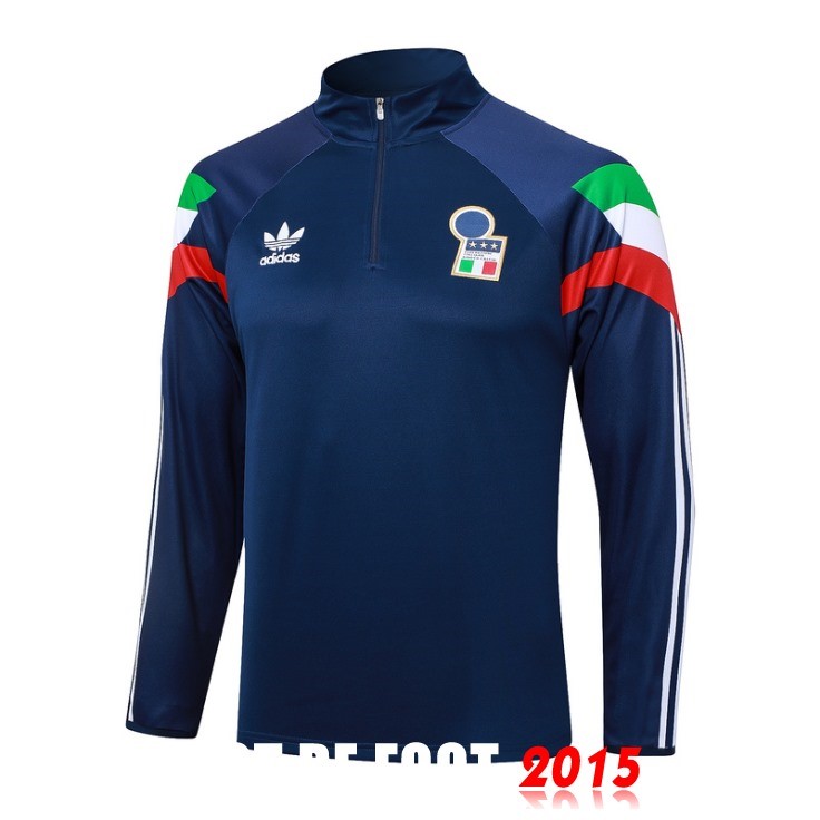 Maillot De Foot Sudadera Entrainement Italie 2024 Bleu I Marine