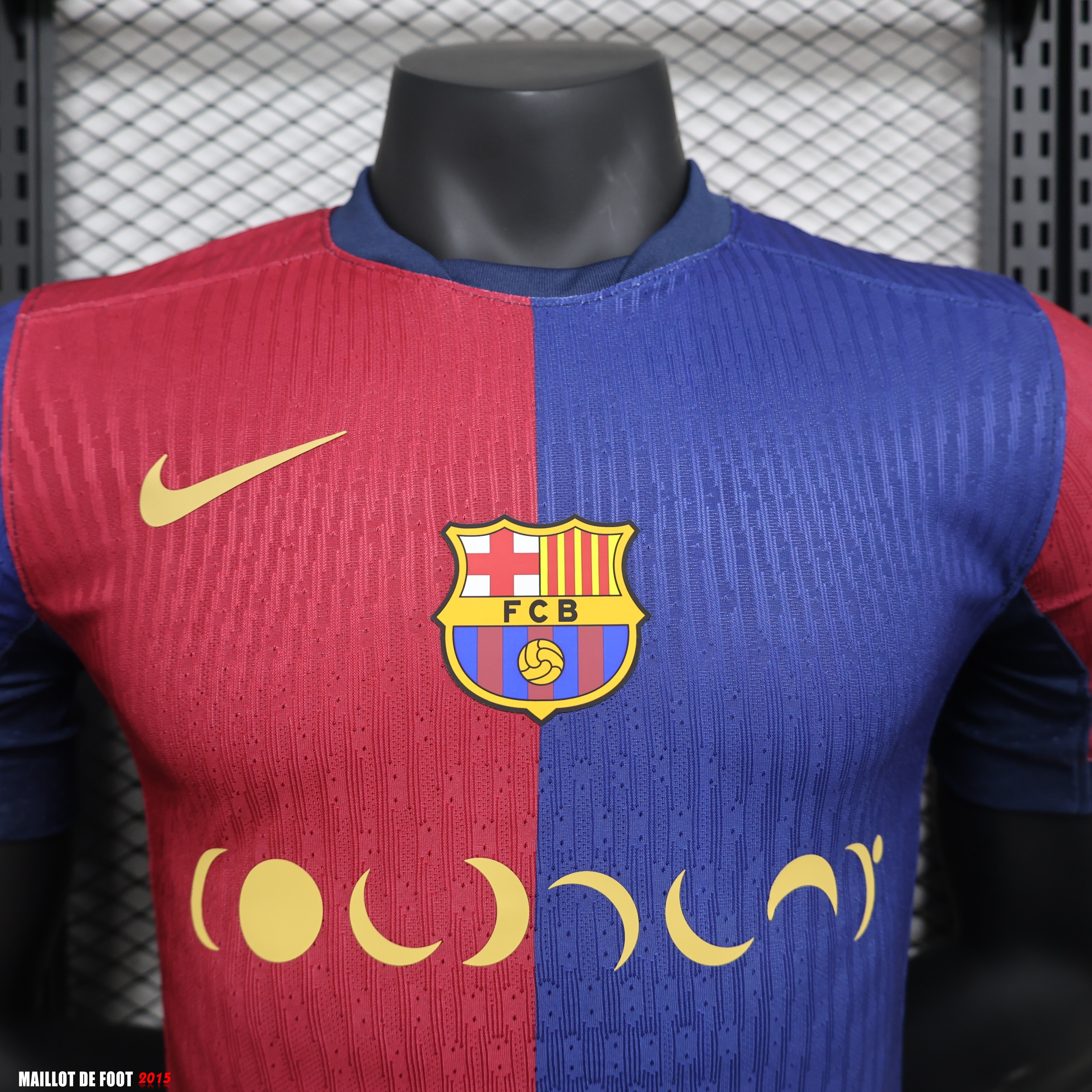 Maillot De Foot Thailande Domicile Maillot Barcelona Joueurs 24/25 Bleu III Rojo