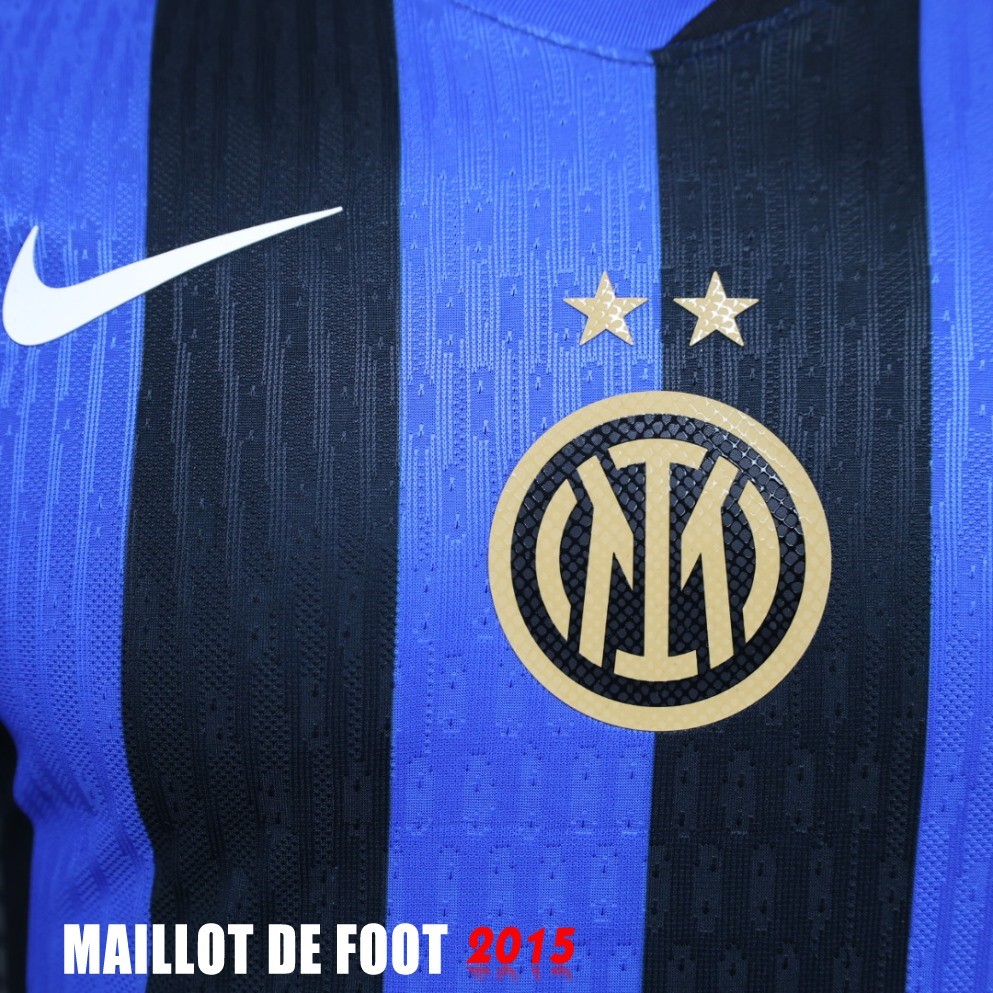 Maillot De Foot Thailande Domicile Maillot Inter Milan Joueurs 24/25 Bleu I Noir