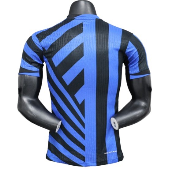 Maillot De Foot Thailande Domicile Maillot Inter Milan Joueurs 24/25 Bleu I Noir