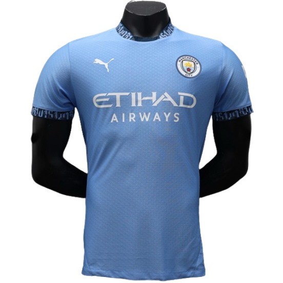 Maillot De Foot Thailande Domicile Maillot Manchester City Joueurs 24/25 Bleu