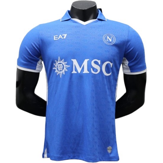 Maillot De Foot Thailande Domicile Maillot Napoli Joueurs 24/25 Bleu