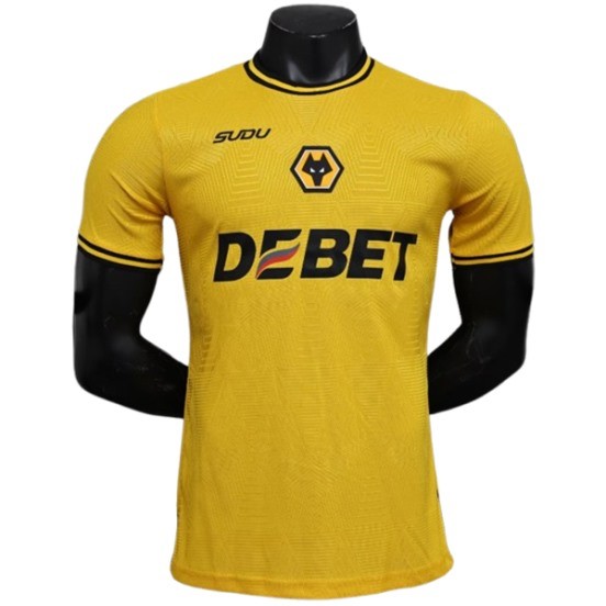 Maillot De Foot Thailande Domicile Maillot Wolves Joueurs 24/25 Jaune