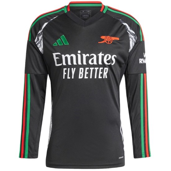 Maillot De Foot Thailande Exterieur Maillot Arsenal 24/25 Manches Longues Noir