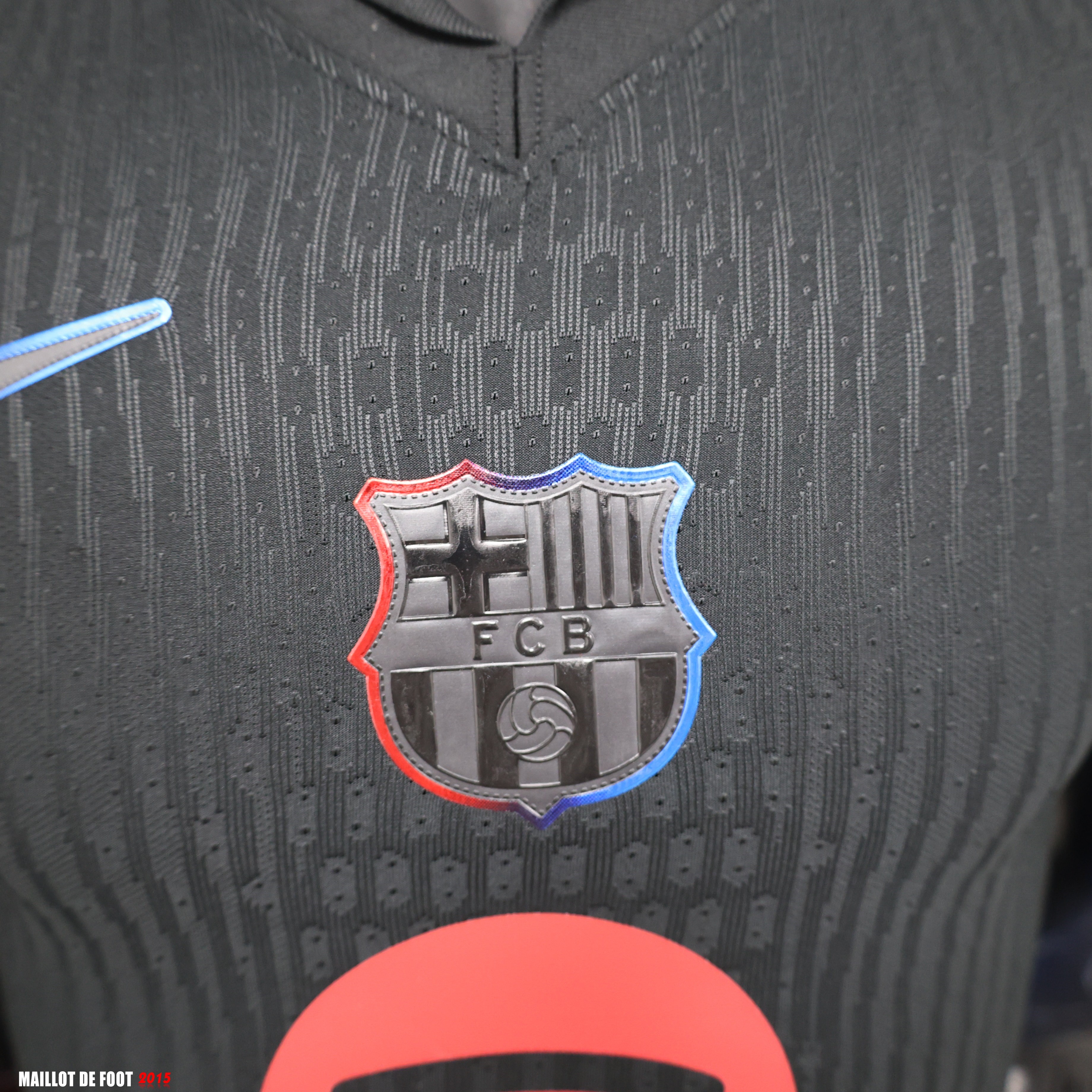 Maillot De Foot Thailande Exterieur Maillot Barcelona Joueurs 24/25 I Noir