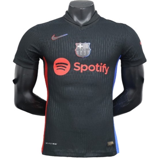 Maillot De Foot Thailande Exterieur Maillot Barcelona Joueurs 24/25 Noir