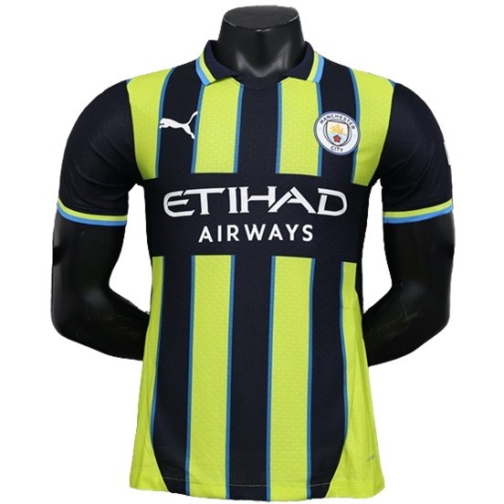 Maillot De Foot Thailande Exterieur Maillot Manchester City Joueurs 24/25 Vert