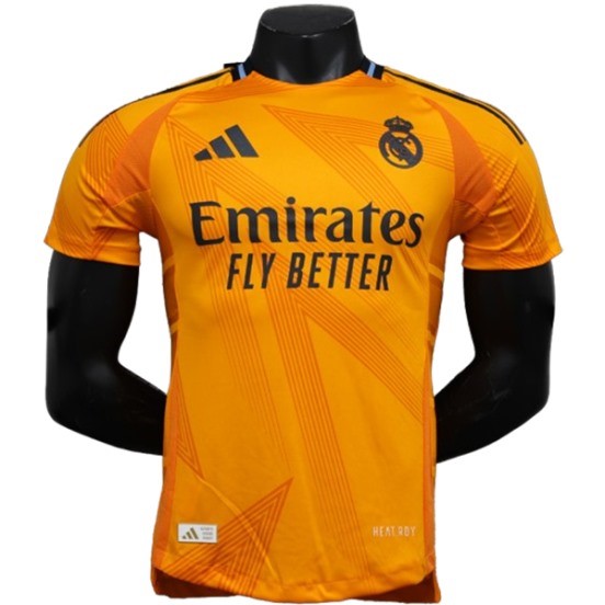 Maillot De Foot Thailande Exterieur Maillot Real Madrid Joueurs 24/25 Orange