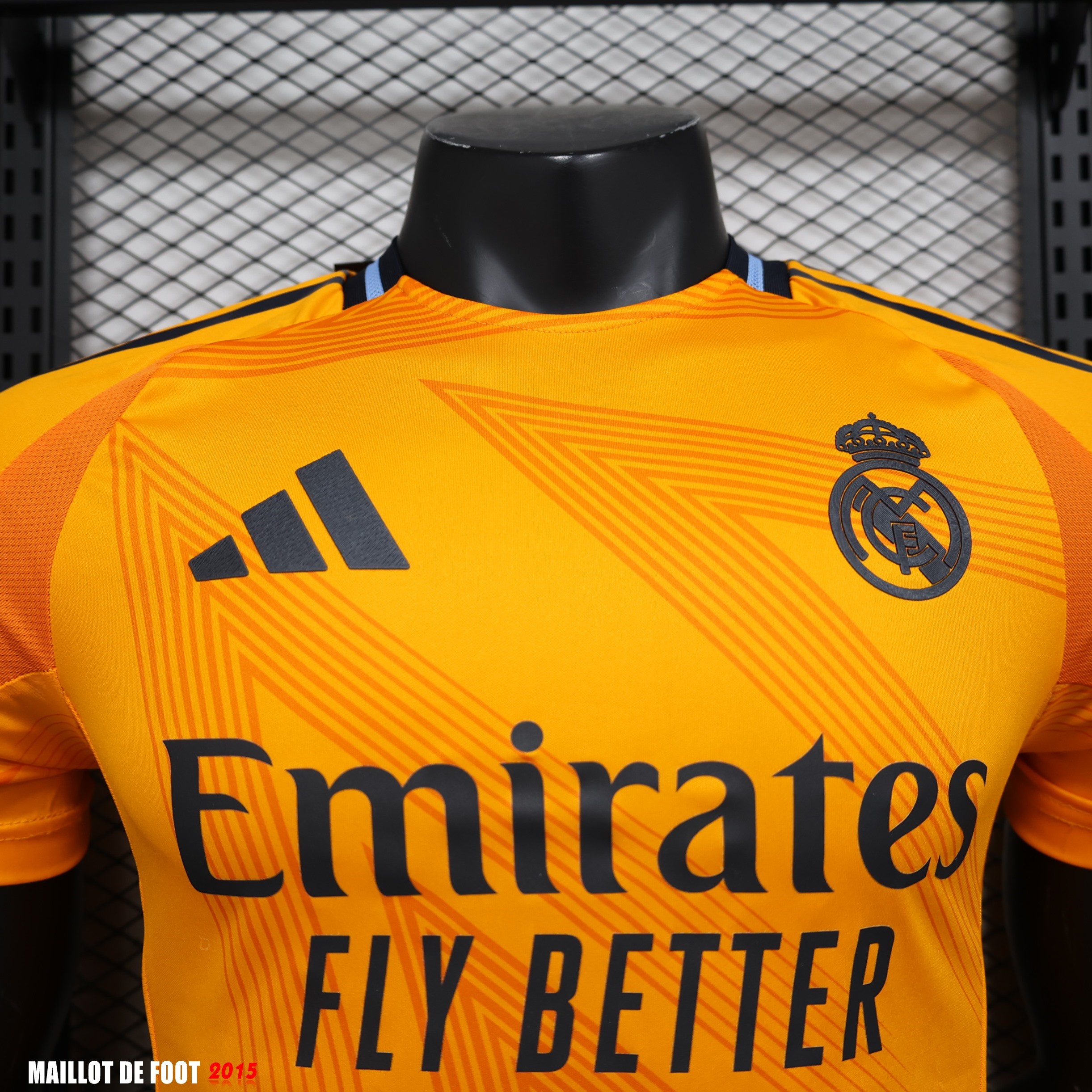 Maillot De Foot Thailande Exterieur Maillot Real Madrid Joueurs 24/25 Orange