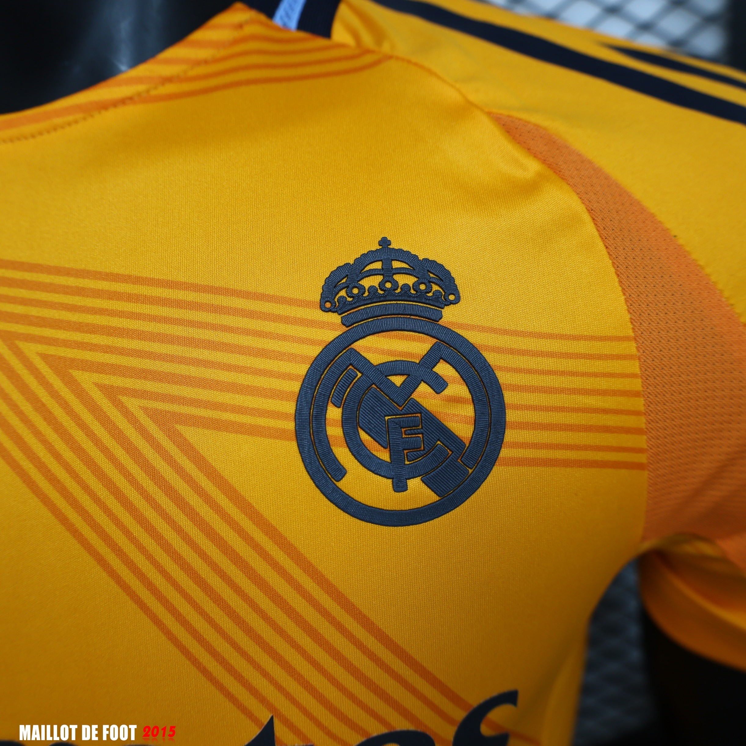 Maillot De Foot Thailande Exterieur Maillot Real Madrid Joueurs 24/25 Orange