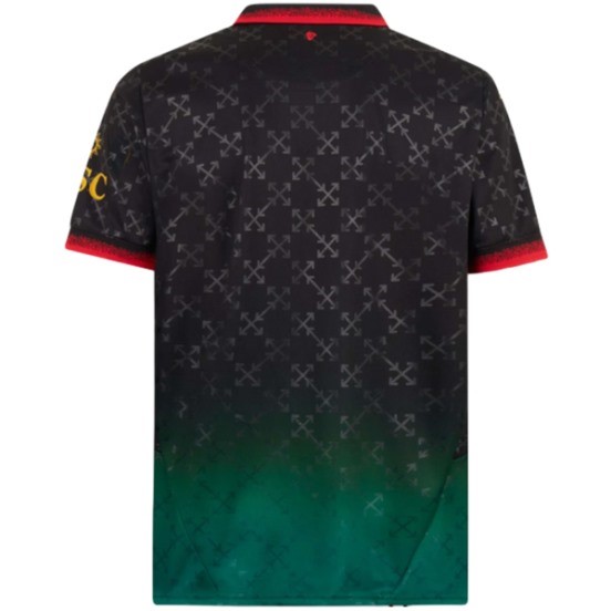 Maillot De Foot Thailande Fourth Maillot AC Milan 24/25 Noir Vert