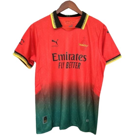 Maillot De Foot Thailande Fourth Maillot AC Milan 24/25 Rojo Vert