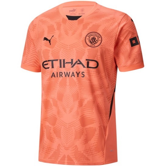 Maillot De Foot Thailande Gardien Maillot Manchester City 24/25 Orange