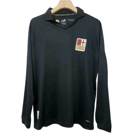 Maillot De Foot Thailande Spécial Gardien Maillot Manches Longues AC Milan 24/25 Noir