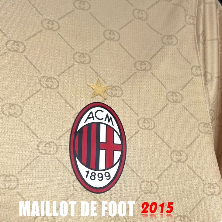 Maillot De Foot Thailande Spécial Maillot AC Milan 24/25 Jaune