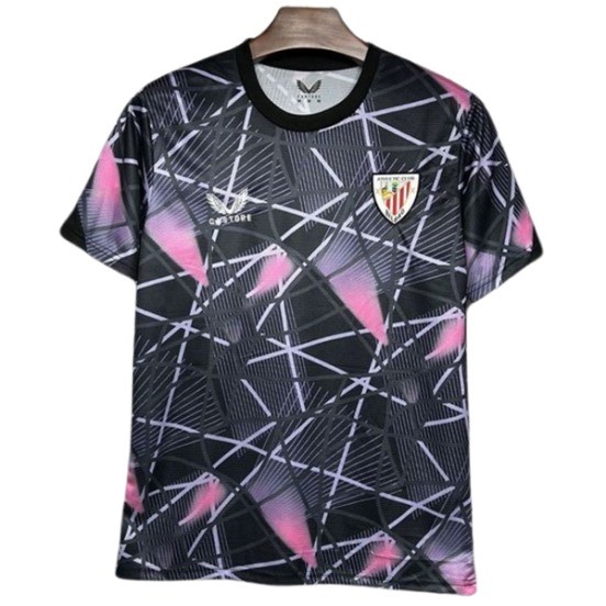 Maillot De Foot Thailande Spécial Maillot Athletic Bilbao 24/25 Noir Rose