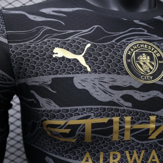 Maillot De Foot Thailande Spécial Maillot Manchester City Joueurs 24/25 Noir