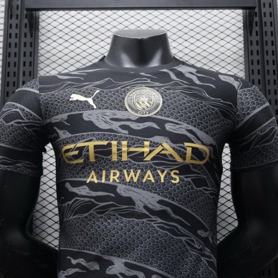 Maillot De Foot Thailande Spécial Maillot Manchester City Joueurs 24/25 Noir