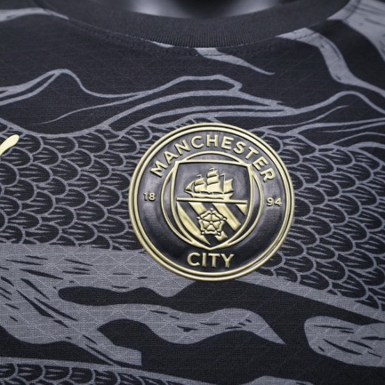 Maillot De Foot Thailande Spécial Maillot Manchester City Joueurs 24/25 Noir