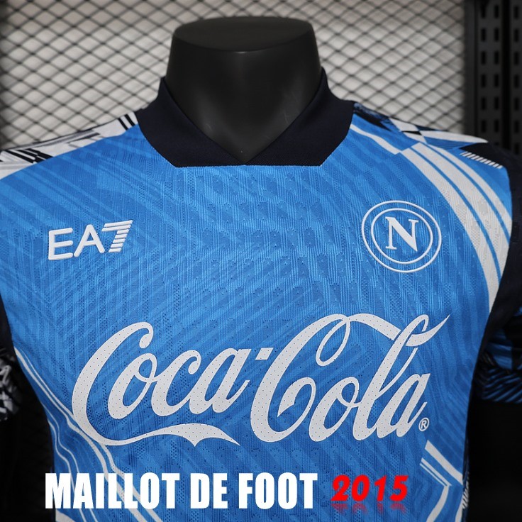 Maillot De Foot Thailande Spécial Maillot Napoli Joueurs 24/25 Bleu Blanc