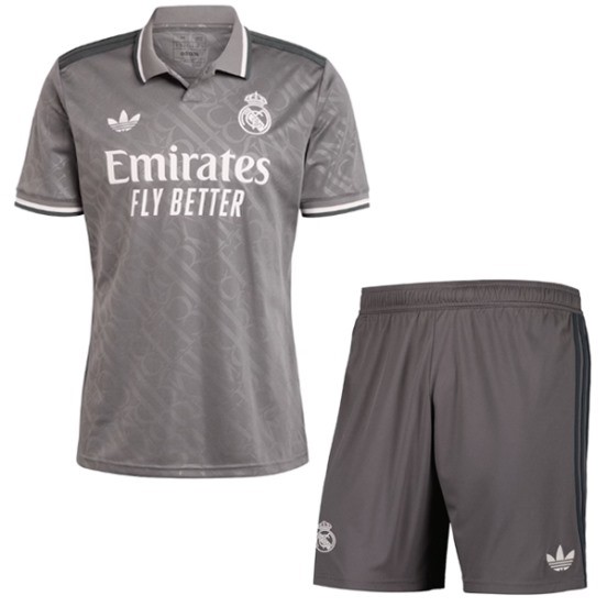 Maillot De Foot Third Conjunto De Enfant Real Madrid 24/25 Noir