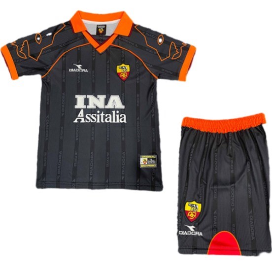 Maillot De Foot Third Conjunto De Enfant Roma Retro 1999 2000