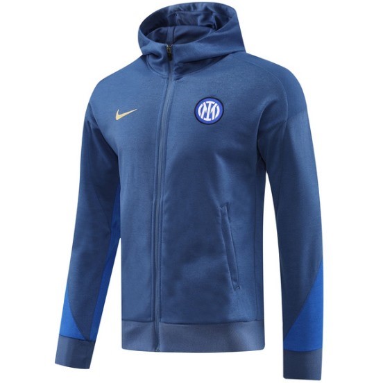 Maillot De Foot Veste Con Capucha Inter Milan 24/25 Bleu
