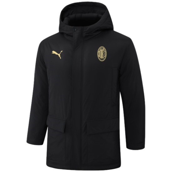 Maillot De Foot Veste De Algodon AC Milan 24/25 Noir