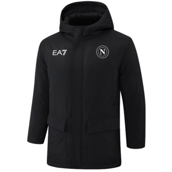 Maillot De Foot Veste De Algodon Napoli 24/25 Noir