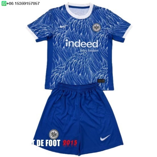 Maillot De Foot Concept Conjunto De Enfant Eintracht Frankfurt 25/26 Bleu