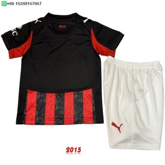 Maillot De Foot Domicile Concept Conjunto De Enfant AC Milan 25/26