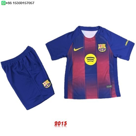 Maillot De Foot Domicile Concept Conjunto De Enfant Barcelona 25/26