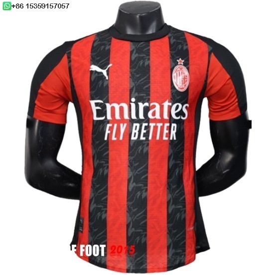 Maillot De Foot Domicile Concept Joueurs Maillot AC Milan 25/26