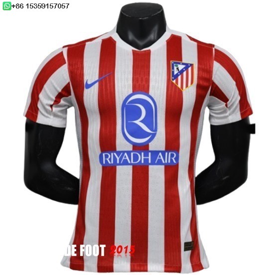 Maillot De Foot Domicile Concept Joueurs Maillot Atlético Madrid 25/26