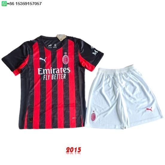 Maillot De Foot Domicile Concept Maillot Ensemble Complet Homme AC Milan 25/26